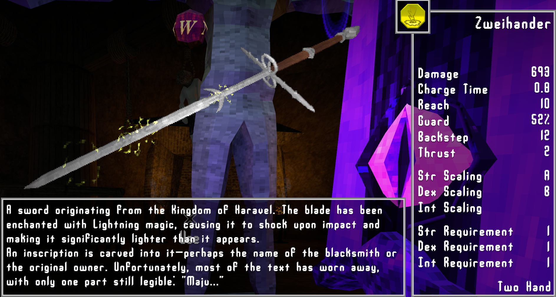 Stat Requirements Removed for Verho: Curse of Faces