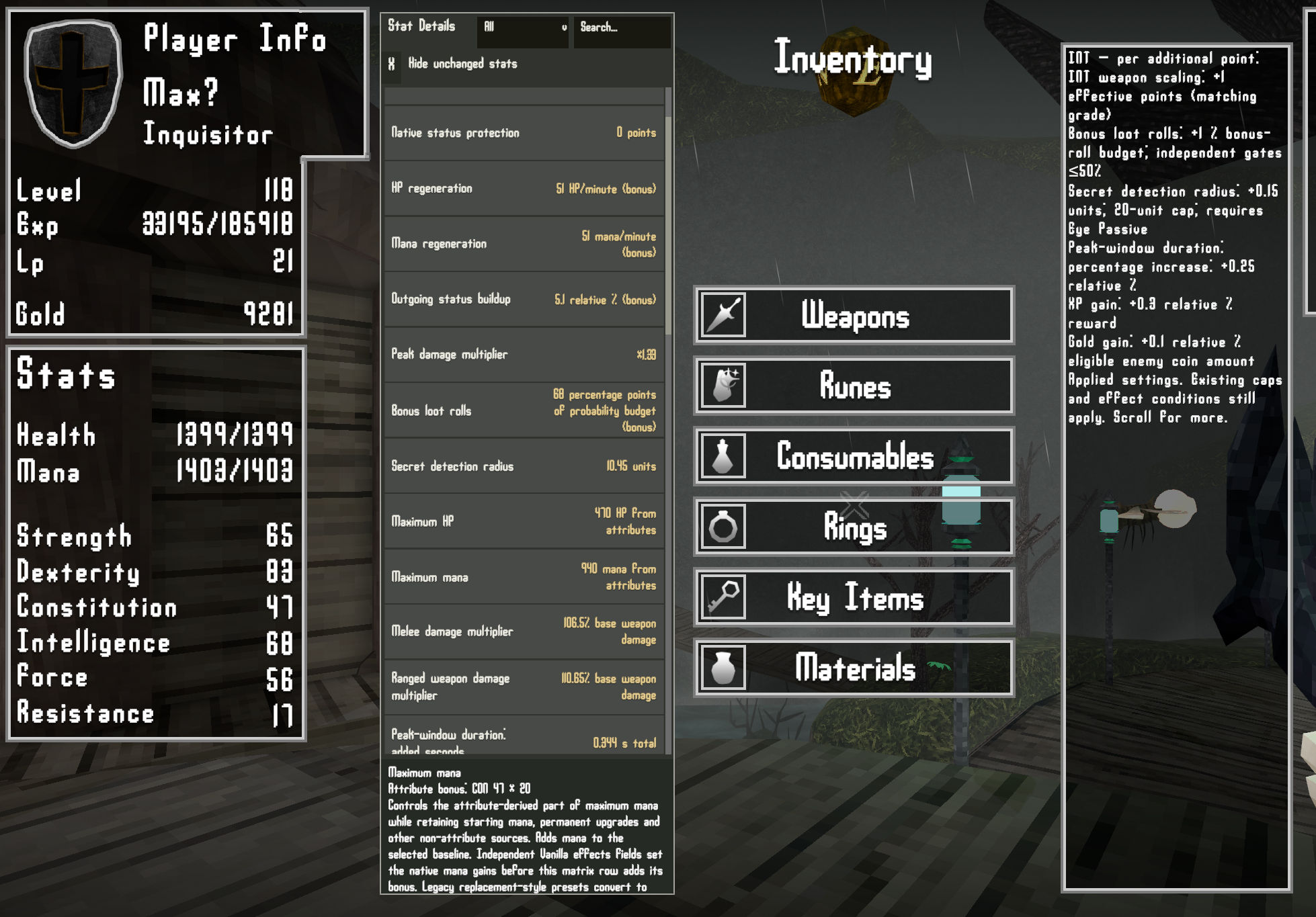 Attribute Scaling Matrix