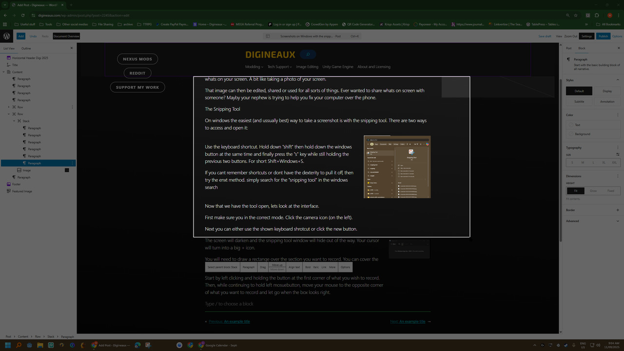 Screenshots on Windows with the Snipping Tool — screenshot 3